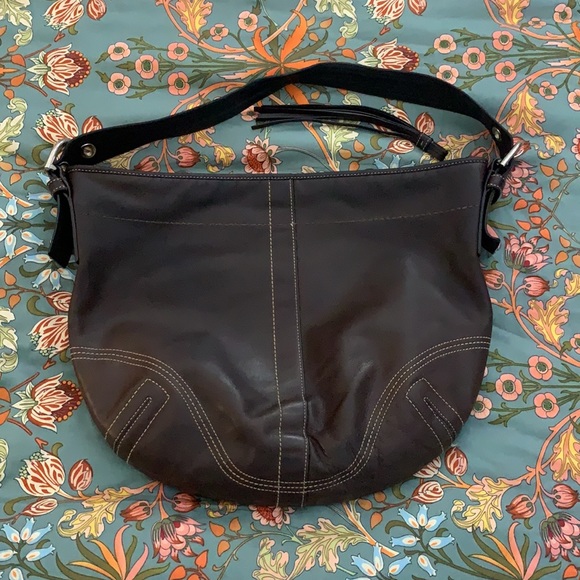 Vintage leather Coach Bag - Picture 2 of 6